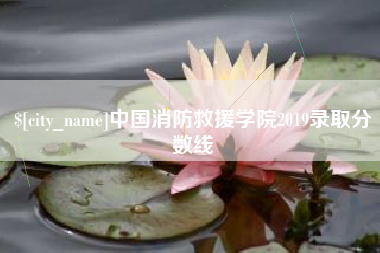 通辽中国消防救援学院2019录取分数线