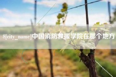 通辽中国消防救援学院在那个地方