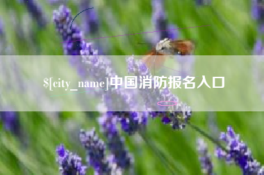 通辽中国消防报名入口