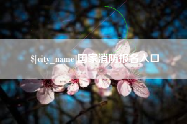 通辽国家消防报名入口
