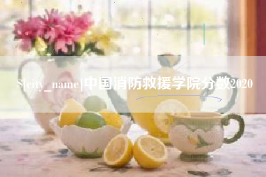 通辽中国消防救援学院分数2020
