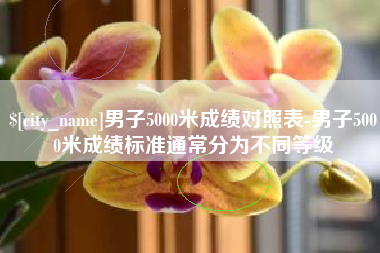 通辽男子5000米成绩对照表-男子5000米成绩标准通常分为不同等级