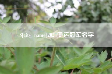 通辽2024奥运冠军名字