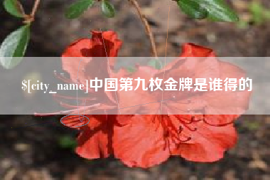 通辽中国第九枚金牌是谁得的