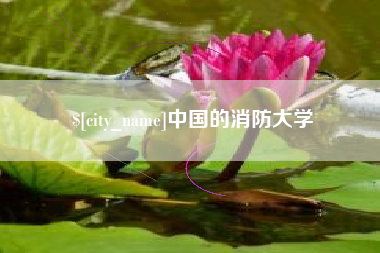 通辽中国的消防大学