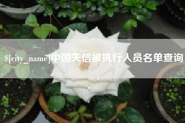 通辽中国失信被执行人员名单查询