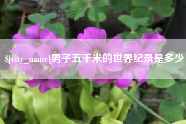 通辽男子五千米的世界纪录是多少
