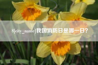 通辽我国消防日是哪一日？