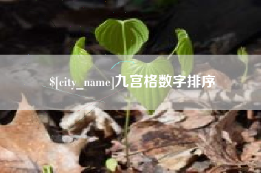 通辽九宫格数字排序