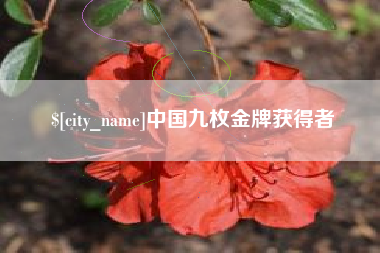 通辽中国九枚金牌获得者