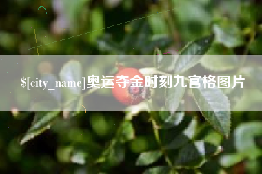 通辽奥运夺金时刻九宫格图片