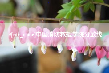 通辽中国消防救援学院分数线